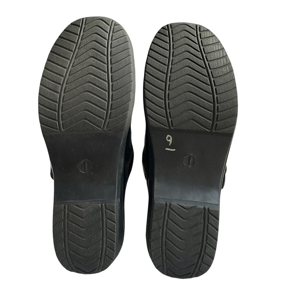 Rasolli Women's Black Patent Slip-On Clogs Size 7 NEW No Tags - Picture 5 of 5